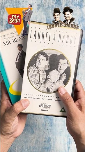 Mr. BEAN & Laurel and Hardy VHS | Vintage Video Cassette Collection | Excellent Condition | #avmax