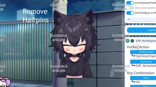 Cute Black Cat Vtuber Live2d Model / Premade / Customizable Vtuber / Full Rigged Vtuber / Chibi / Black Hair Vtuber / Neko Vtuber / Femboy - Etsy