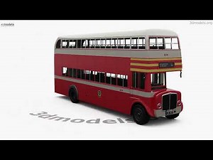 AEC Regent Double-Decker Bus 1952 3D model by 3DModels.org