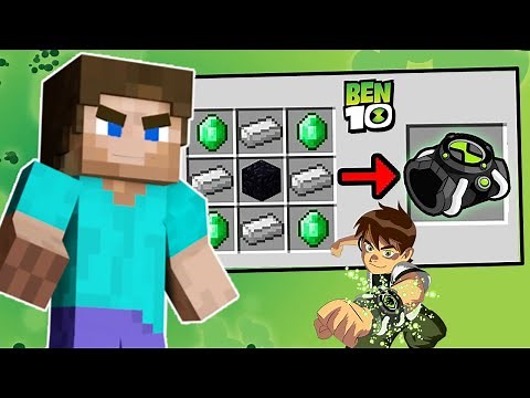 CRAFTING BEN 10 OMNITRIX IN MINECRAFT