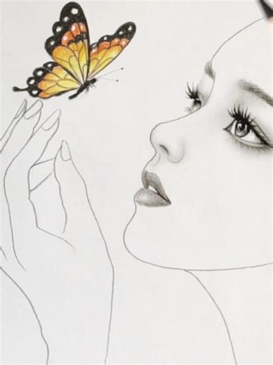 How To Draw a Woman Face ✏️ . . . #artistoftiktok #howtodraw #pencildrawing #drawingchallenge #sketch