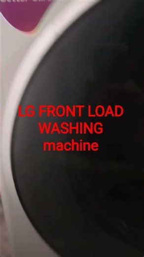 New lg 7kg Front load washing machine on time