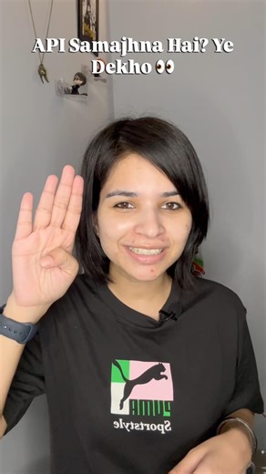 API Samajhna Hai? Ye Dekho 👀 #codewithneha
