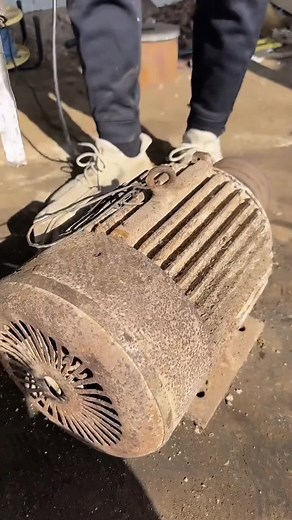 Extracting Copper Core from a Broken Motor
