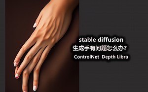 stable diffusion 生成手有问题怎么办？ControlNet Depth Libra