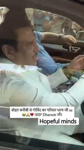 “Govinda’s Emotional Goodbye: Heartfelt Farewell to Dharmendra Ji” #sad #shorts #meet #actor