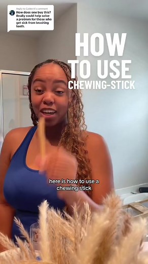 Replying to @Caden K How to use a chewing stick. #marriedtoanigerian #chewingstick #dentist #japa #afronation #africa #nigeria #africanculture #healthyliving