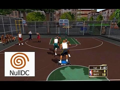 NBA 2k2 Dreamcast Widescreen HD 60fps nulldc gameplay (Sega, 2001)