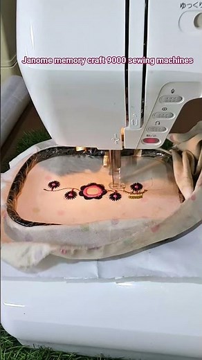 janome 9000 memory craft sewing machine #embroidery machines #viral #foryou #sell