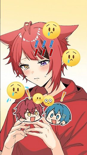 【アニメ】絵文字で本当の気持ちが見える世界【莉犬×ちぐさ×ばぁう】