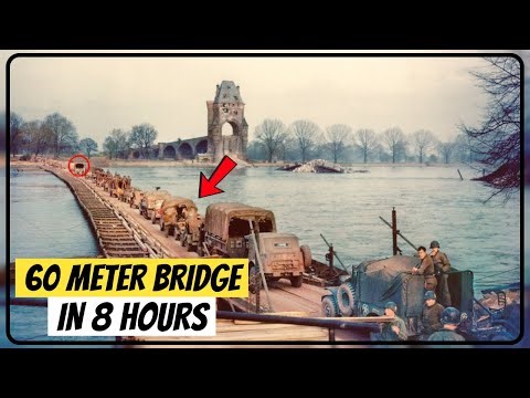 German Engineer Watched Americans Build 60-Meter Bridge in 8 Hours