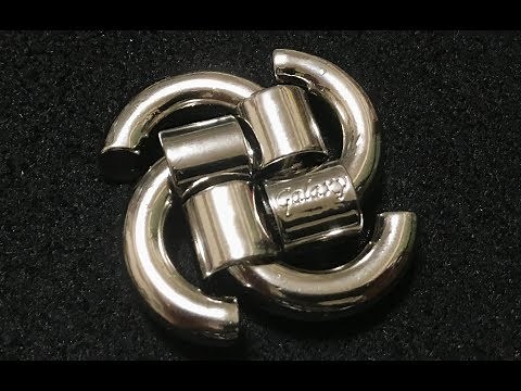 A mysterious vortex!? How to solve Cast Galaxy (GALAXY) Hanayama Galaxy Puzzle Solution