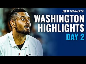 Kyrgios vs McDonald; Auger Aliassime Gets Underway against Seppi | Washington 2021 Highlights Day 2