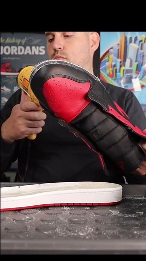 I Made Custom Zoom Air Jordan 1’s #shorts