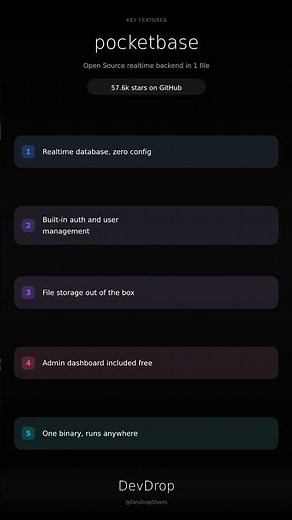 PocketBase: Open Source Backend in 1 File (Firebase Killer?)