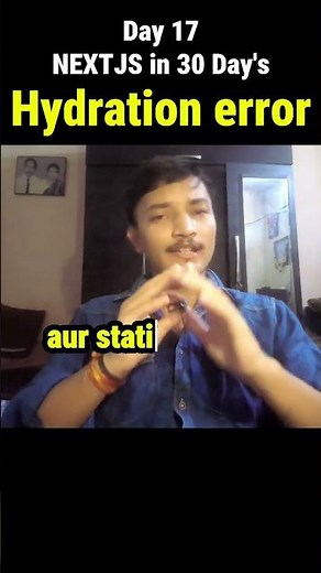 Next.js Hydration Error Explained in 30 Seconds ⚡ | Fix it Easily