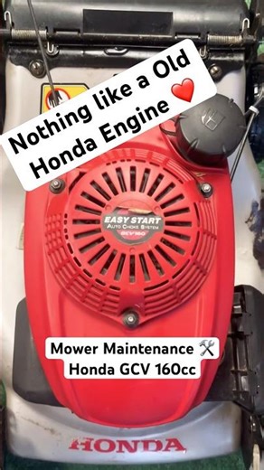 Mower Maintenance - Honda GCV 160cc #honda#lawncare#mower#transformation#tiktok#lawnmower#pov
