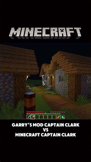 Garry's Mod Captain Clark vs Minecraft Captain Clark