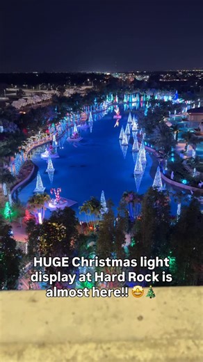 IT LOOKS AMAZING!! Hard Rock the Holidays starts this week! 🤩🎄 The Guitar Hotel @hardrockholly in Hollywood, FL is launching a huge new holiday light display called “Hard Rock The Holidays” from November 29th - January 3rd. It will feature over 2 million lights, 20 light displays, a guitar light show, festive food, photos with Santa, & more! 📍 The Guitar Hotel Pool, 1 Seminole Way, Hollywood, FL 33314 🕓 Hours: Sunday–Thursday: 6:30PM–10:30PM Friday & Saturday: 6:30PM–11:30PM Follow @thebrowa