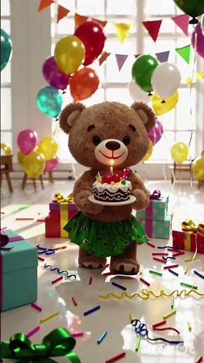happy birthday Song for kids | Birthday teddy Song #happybirthdaysong #birthdwishes #birthdaystatus