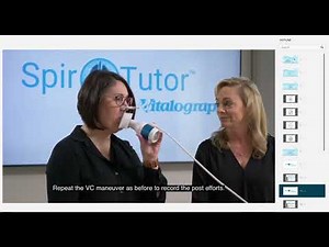 SpiroTutor® Practical Use Course: Vitalograph Pnuemotrac (how to perform VC, FVC, Post FVC, and PCF)