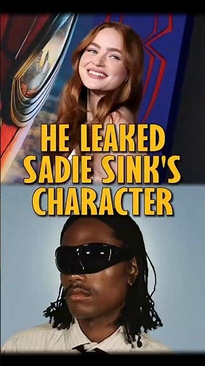 Marvel Just LEAKED Sadie Sink's Character at the Spiderman Premiere#spidermanbrandnewday #sadiesink