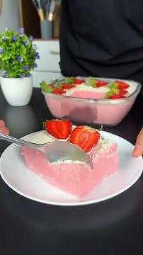 With just three ingredients, you can make this strawberry dessert that turns out simply amazing,