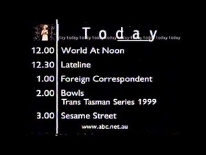 ABC TV - Friday Programme Schedules (13/6/1999)