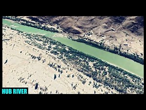 Hub River Pakistan aerial tour *virtual.