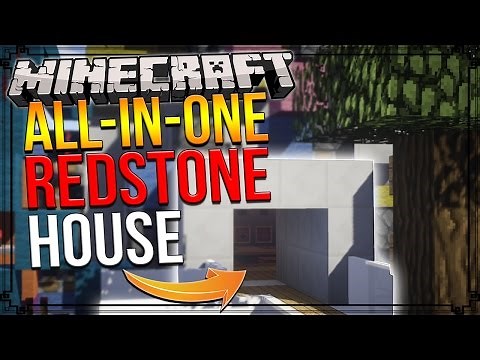 Minecraft | ALL IN ONE EPIC REDSTONE HOUSE! (Minecraft Redstone Smart House)