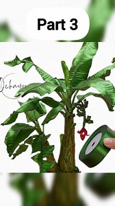 Amazing tricks 😻DIY banana tree from satin ribbon🌴🌴part 3 finish #fblifestyle #ribbonbananatree #diyflower #satinribbonflowers #diycraft #tutorial #diy #flowers #roses #diyroses #satinribbon #flowercraft #flowerbouquet #handmade #stepbystep #flowermaking #howtomake #diyrose #craft #art #kerajinan #bungapitasatin #flowerideas #flowertutorial | Ocha Yoo