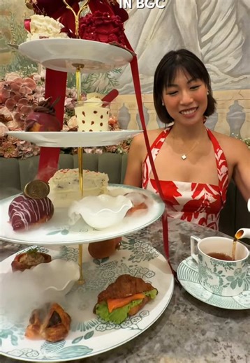 Afternoon Tea Set at the prettiest and most enchanting cafe in BGC— Aperitif: The Brasserie ✨