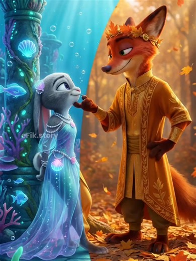 Zootopia's Nick & Judy: Fairy Tale Costumes Revealed