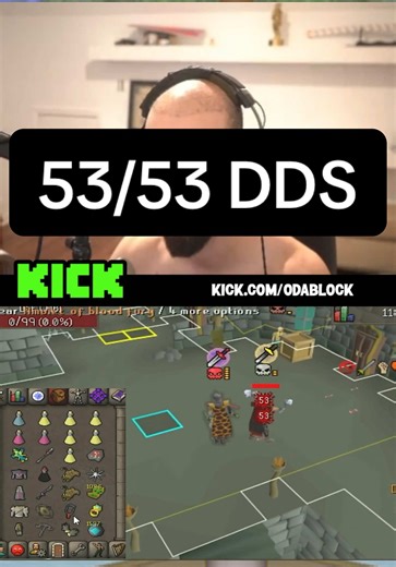 Odablock TROLLS him with a 53/53 DDS #osrs #odablock #runescape #osrstiktok #dmm