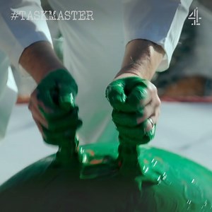 165K views · 2.4K reactions | Alan and Victoria, who are definitely NOT the same age, try to paint a spacehopper without making any mess. | Taskmaster | Facebook