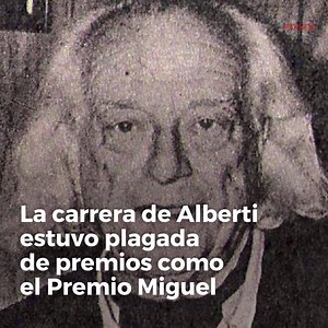 Autor de 'Marinero en tierra' o 'Sobre los ángeles'. Rafael Alberti fue uno de los grandes poetas españoles del siglo XX. Le recordamos en el aniversario de su muerte: https://bit.ly/2N78HqV | MUY Historia