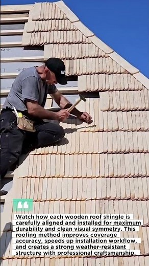 Roofer’s Precision Technique Is ABSOLUTELY SATISFYING