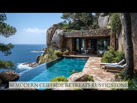 50 Modern Cliffside Retreats Combining Rustic Stone Architecture And Infinity Pools