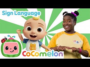 Yes Yes Bed Time Camping | CoComelon with ASL | 🖐️ Sign Language for Babies 🖐️