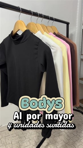 4 unidades surtidas al por mayor Envíos nacionales y en Medellín 100% seguros #bodys #bodegamayorista #bodysalmayor #emprendedor