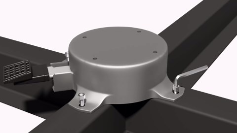 10' x 10' Patio Umbrella, Outdoor Rectangle Large Cantilever Heavy Aluminum Offset Umbrella with 360° Rotation & Crank Handle for Garden, Deck, Backyard, Blue (Weighted Base Not Include)