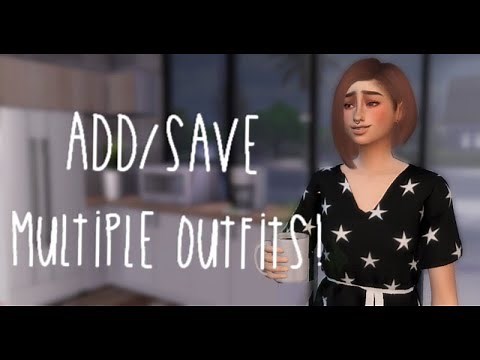 Add/Save Multiple Outfits in the Sims 4!