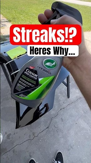 Turtle Wax Ceramic Spray Coating Streaking? Here’s Why