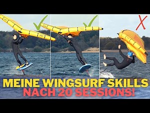 How hard is it to learn wingsurfing?! | Progress after 20 sessions