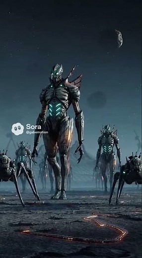 Robotic Alien/Insectoid organism hybrids