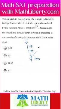 Advanced Math Day 20 of 28 SAT Math