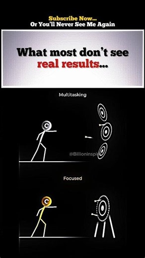 This is why multitasking leads to failure. #motivation #mindset #selfimprovement