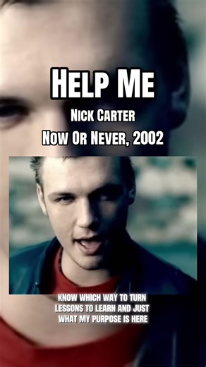 Help Me *** Nick Carter Now or Never, 2002 #IconicIntros #NickCarter