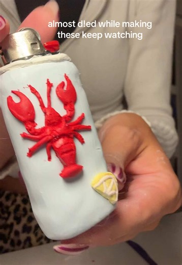 that could've been REALLLLLY bad.... @brooke coplin #polymerclay #polymerclaylightercase #lightercases #polymerclaytutorial #polymerclayart