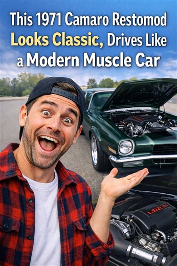 Classic Decoder on Instagram: "1971 Chevrolet Camaro Restomod — Classic Muscle, Modern Driving This 1971 Camaro restomod proves why classic muscle cars don’t have to feel outdated. With a modern LS V8 under the hood, updated interior, and clean early-’70s styling, it blends vintage Camaro character with everyday drivability. Many enthusiasts are calling builds like this the best balance between originality and usability. If you’re researching a classic car’s history or factory details, Use code 